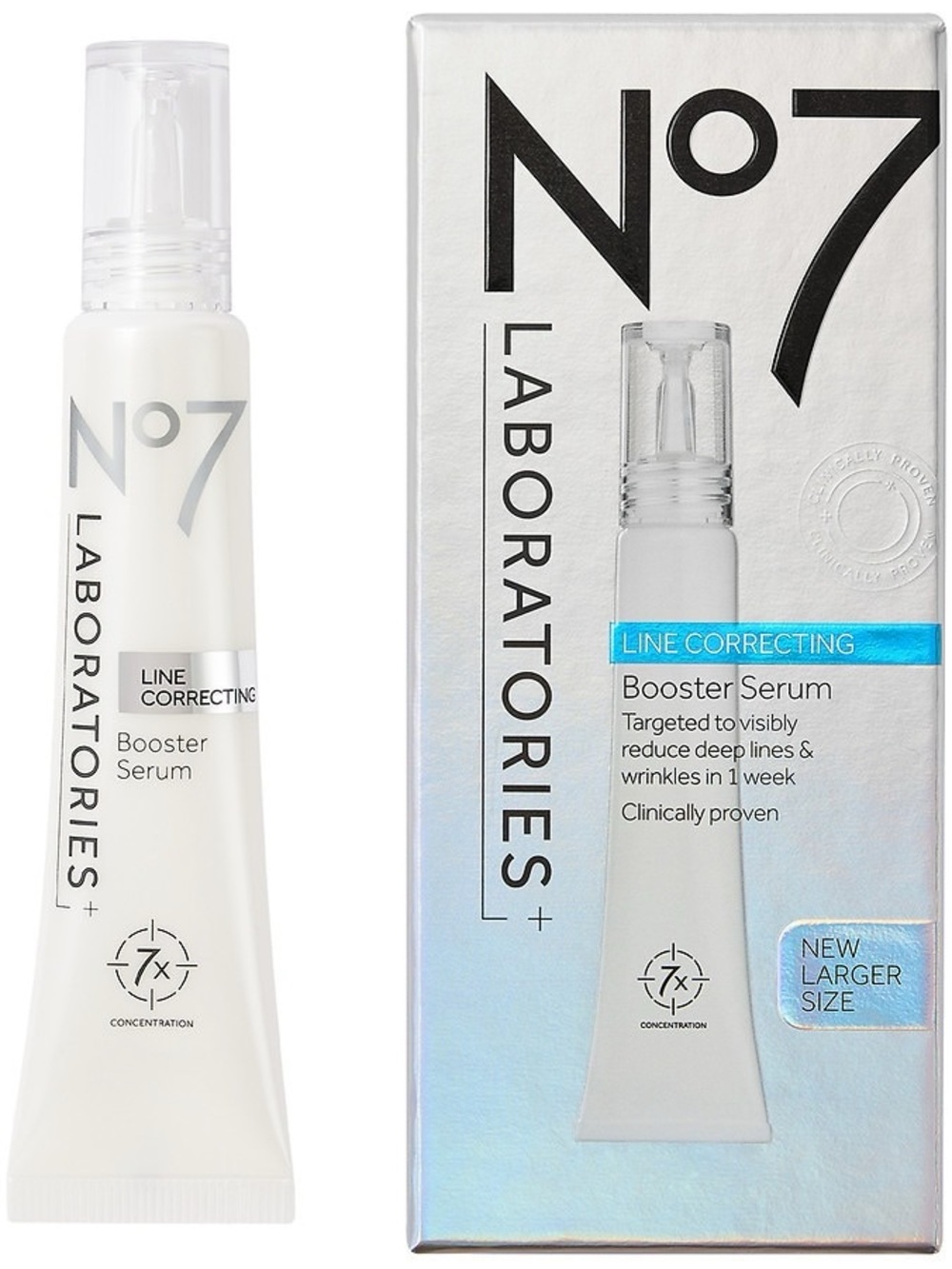 No7 Laboratories Line Correcting Booster Serum - White - Picture 2 of 2